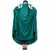 Free size jilbab with nose piece- Green